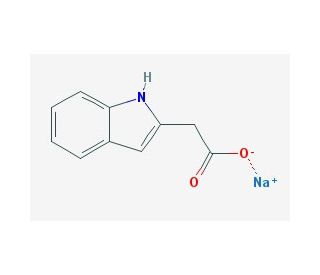 1H-Indole-2-acetic acid sodium salt (CAS 172513-77-8) - chemical structure image