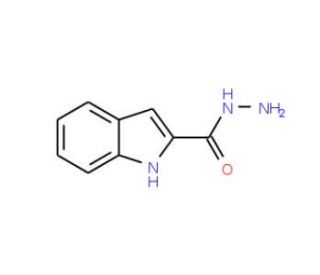 1H-Indole-2-carbohydrazide (CAS 5055-39-0) - chemical structure image