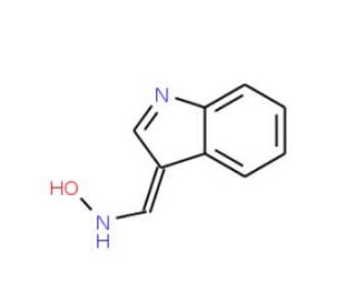 1H-Indole-3-carbaldehyde oxime (CAS 2592-05-4) - chemical structure image