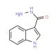 1H-Indole-3-carboxylic acid hydrazide (CAS 15317-58-5) - chemical structure image
