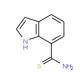 1H-Indole-7-carbothioic acid amide (CAS 885272-34-4) - chemical structure image