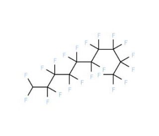 1H-Perfluorodecane (CAS 375-97-3) - chemical structure image
