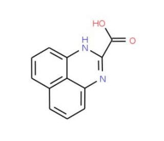 1H-Perimidine-2-carboxylic acid (CAS 146603-28-3) - chemical structure image