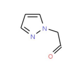 1H-Pyrazol-1-ylacetaldehyde - chemical structure image