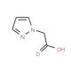 1H-pyrazol-1-ylacetic acid (CAS 16034-48-3) - chemical structure image