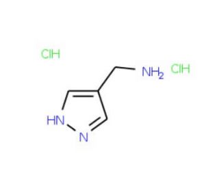 1H-pyrazol-4-ylmethylamine dihydrochloride - chemical structure image