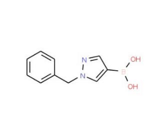 1H-Pyrazole-1-benzyl-4-boronic acid (CAS 852362-22-2) - chemical structure image