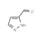 1H-Pyrazole-3-carbaldehyde (CAS 3920-50-1) - chemical structure image