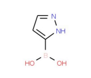 1H-Pyrazole-5-boronic acid (CAS 376584-63-3) - chemical structure image