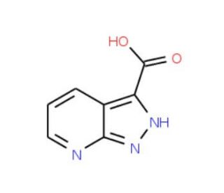 1H-Pyrazolo[3,4-b]pyridine-3-carboxylic acid (CAS 116855-08-4) - chemical structure image