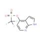 1H-Pyrrolo[2,3-b]pyridin-4-yltrifluoromethanesulfonate (CAS 479552-94-8) - chemical structure image
