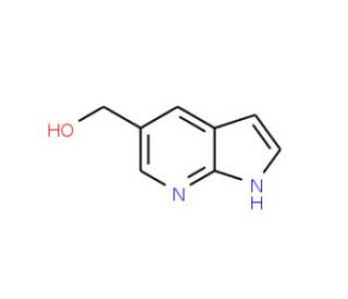 (1H-Pyrrolo[2,3-b]pyridin-5-yl)-methanol (CAS 849067-97-6) - chemical structure image