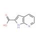 1H-Pyrrolo[2,3-b]pyridine-2-carboxylic acid (CAS 136818-50-3) - chemical structure image