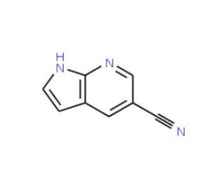 1H-Pyrrolo[2,3-b]pyridine-5-carbonitrile (CAS 517918-95-5) - chemical structure image