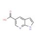 1H-Pyrrolo[2,3-b]pyridine-5-carboxylic acid (CAS 754214-42-1) - chemical structure image
