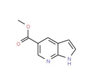 1H-Pyrrolo[2,3-b]pyridine-5-carboxylic acidmethyl ester (CAS 849067-96-5) - chemical structure image