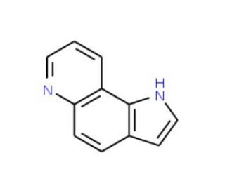 1H-Pyrrolo[2,3-f]quinoline (CAS 233-36-3) - chemical structure image