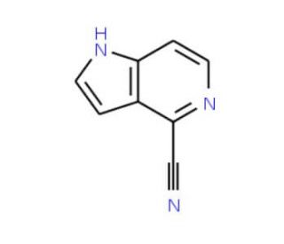 1H-Pyrrolo[3,2-c]pyridine-4-carbonitrile (CAS 1040682-68-5) - chemical structure image