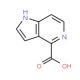 1H-Pyrrolo[3,2-c]pyridine-4-carboxylic acid (CAS 1040682-84-5) - chemical structure image