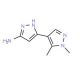 1′,5′-Dimethyl-1′H,2H-3,4′-bipyrazol-5-amine - chemical structure image