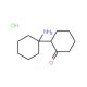 1′-Amino-1,1′-bi(cyclohexyl)-2-onehydrochloride - chemical structure image