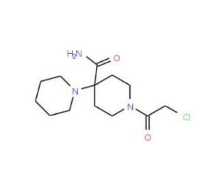 1&prime;-(Chloroacetyl)-1,4&prime;-bipiperidine-4&prime;-carboxamide - chemical structure image
