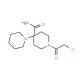 1′-(Chloroacetyl)-1,4′-bipiperidine-4′-carboxamide - chemical structure image