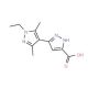 1′-Ethyl-3′,5′-dimethyl-1H,1′H-[3,4′]bipyrazolyl-5-carboxylic acid - chemical structure image