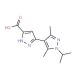 1′-Isopropyl-3′,5′-dimethyl-1H,1′H-[3,4′]-bipyrazolyl-5-carboxylic acid - chemical structure image