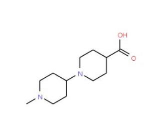 1&prime;-Methyl-[1,4&prime;]bipiperidinyl-4-carboxylic acid - chemical structure image