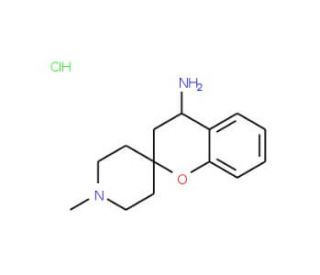 1&prime;-methyl-3,4-dihydrospiro[chromene-2,4&prime;-piperidin]-4-amine hydrochloride (CAS 70505-90-7) - chemical structure image