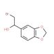 (1R)-1-(1,3-benzodioxol-5-yl)-2-bromoethanol - chemical structure image