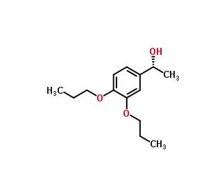 (1R)-1-(3,4-dipropoxyphenyl)ethanol - chemical structure image