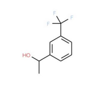 (1R)-1-[3-(trifluoromethyl)phenyl]ethanol (CAS 127852-24-8) - chemical structure image