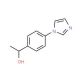 (1R)-1-[4-(1H-imidazol-1-yl)phenyl]ethanol - chemical structure image