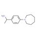 (1R)-1-(4-azepan-1-ylphenyl)ethanamine - chemical structure image