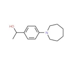 (1R)-1-(4-azepan-1-ylphenyl)ethanol - chemical structure image