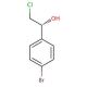 (1R)-1-(4-bromophenyl)-2-chloroethanol - chemical structure image