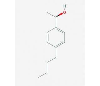 (1R)-1-(4-butylphenyl)ethanol - chemical structure image