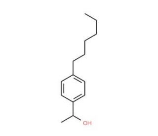 (1R)-1-(4-hexylphenyl)ethanol - chemical structure image
