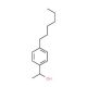 (1R)-1-(4-hexylphenyl)ethanol - chemical structure image