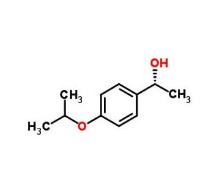 (1R)-1-(4-isopropoxyphenyl)ethanol - chemical structure image