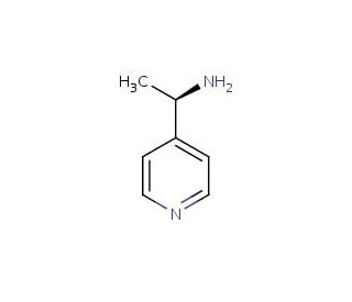 (1R)-1-pyridin-4-ylethanamine (CAS 45682-36-8) - chemical structure image