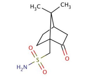 (1R)-(&minus;)-10-Camphorsulfonamide (CAS 72597-34-3) - chemical structure image