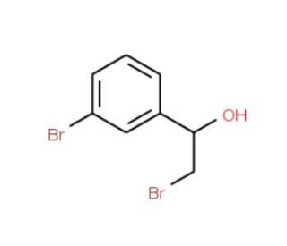 (1R)-2-bromo-1-(3-bromophenyl)ethanol - chemical structure image