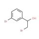 (1R)-2-bromo-1-(3-bromophenyl)ethanol - chemical structure image