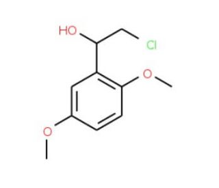 (1R)-2-chloro-1-(2,5-dimethoxyphenyl)ethanol - chemical structure image