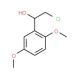 (1R)-2-chloro-1-(2,5-dimethoxyphenyl)ethanol - chemical structure image