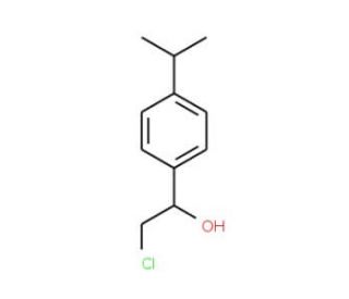 (1R)-2-chloro-1-(4-isopropylphenyl)ethanol - chemical structure image