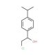 (1R)-2-chloro-1-(4-isopropylphenyl)ethanol - chemical structure image